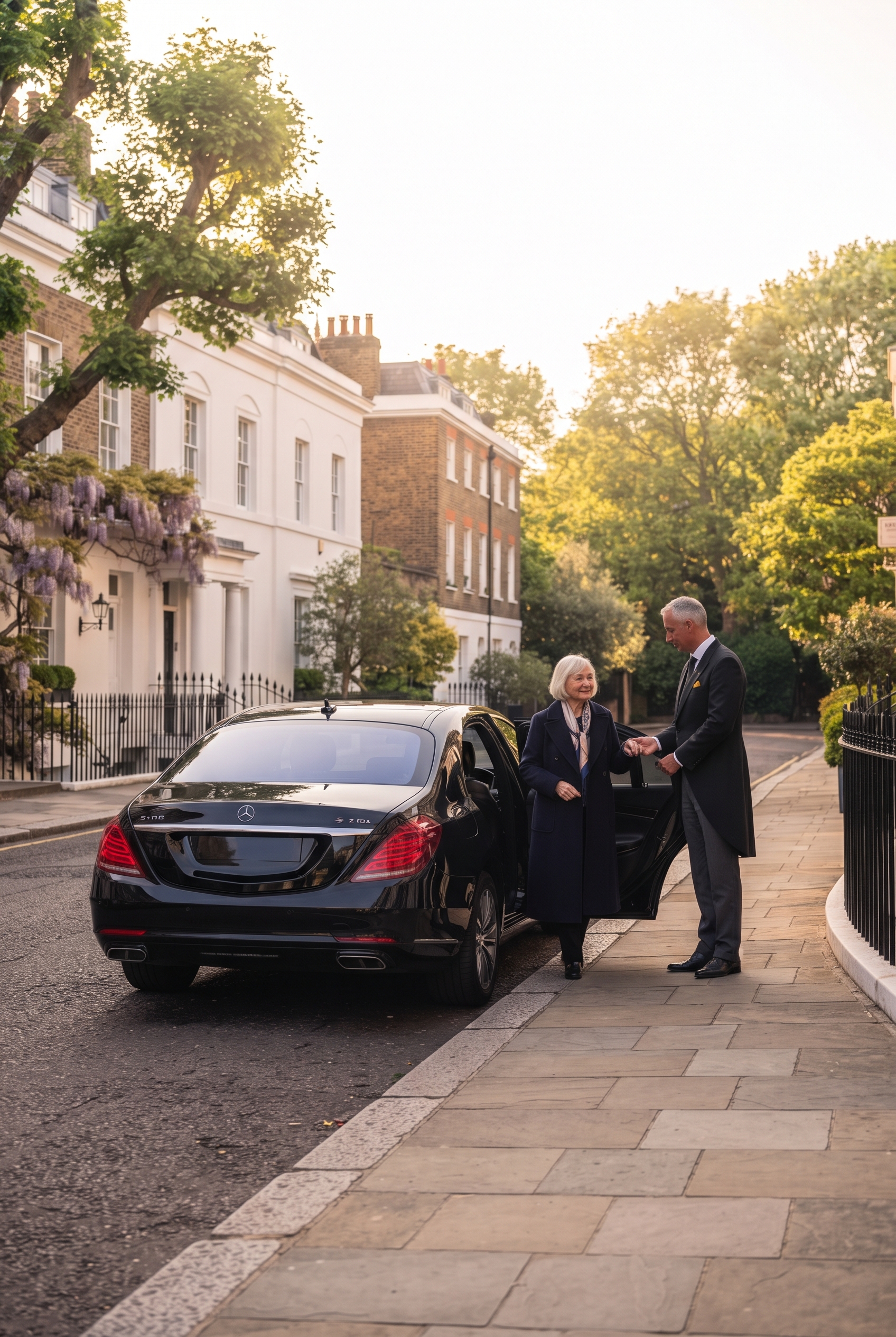 Passenger entering a private hire vehicle