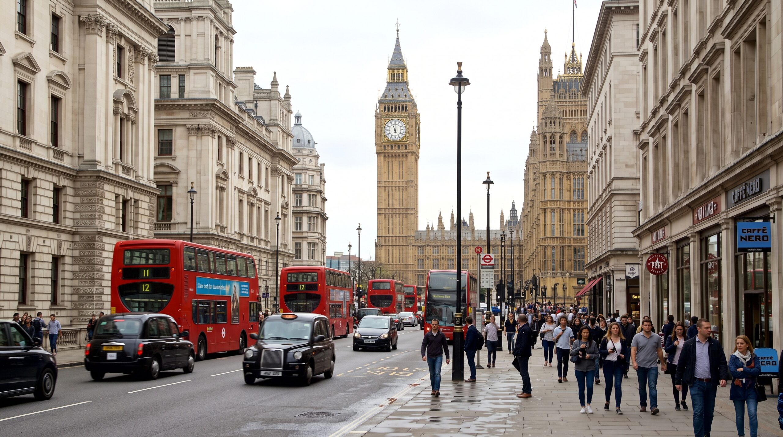 Central London location served by Chepstow Cars